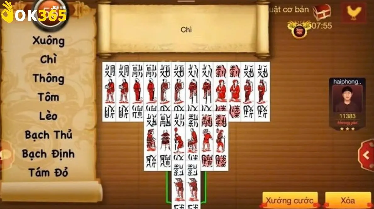Cách Chơi Bài Chắn - Bí Quyết Để Luôn Chiến Thắng Trong Ván Bài 2 Các quân bài trong chắn